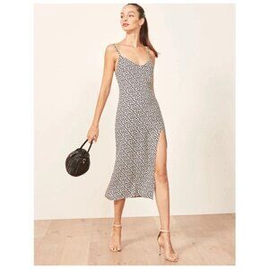 Reformation Crimini slip dress - Navy